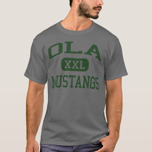 Ola - Mustangs - Highschool - McDonough Georgia T-Shirt (Vorderseite)