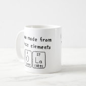 Ola Periodenname Tasse (Vorderseite Links)