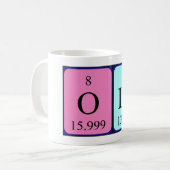 Ola Periodenname Tasse (Vorderseite Links)