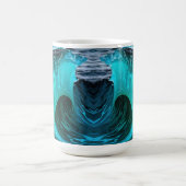 "Ola Tiburón" Blaue Haifischwelle Kaffeetasse (Mittel)