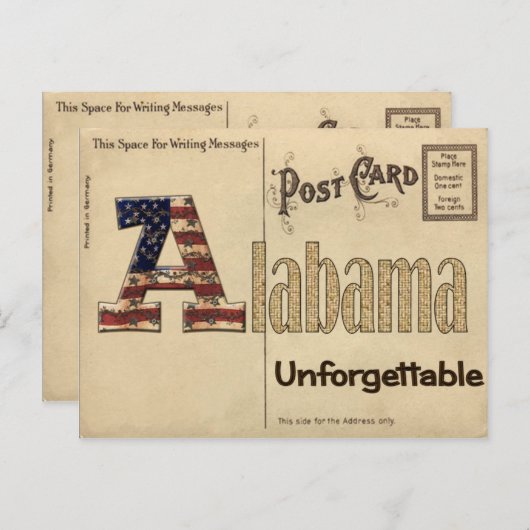 Olabama Postcard Postkarte (Vorne/Hinten)