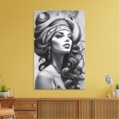 Ölabbilderin Leinwanddruck (Insitu (Wohnzimmer))