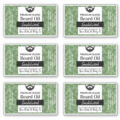 Ölabkleber mit grünen Camouflage Aufkleber (Vorderseite)