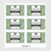 Ölabkleber mit grünen Camouflage Aufkleber (Blatt)