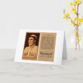 Olaf Henriksen Red Sox Baseball 1912 Karte (Gelbe Blume)
