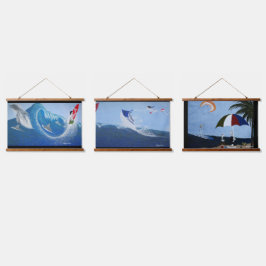 Olamendes Wandgemälde Wandteppich Mit Holzrahmen