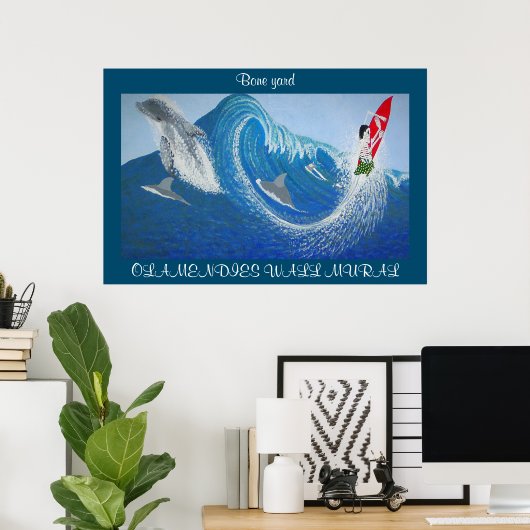 Olamendies Mauerwerk Poster (Heimbüro)