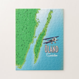 Öland Schweden - Inselkarte Puzzle