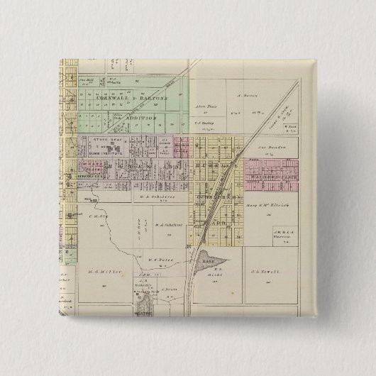 Olathe, Johnson Landkreis, Kansas Button (Vorderseite)