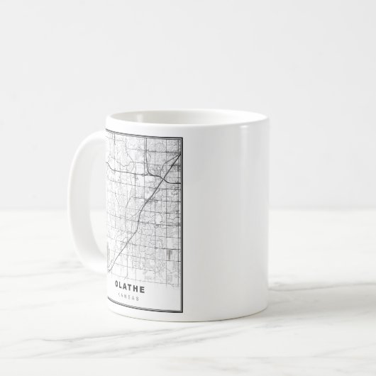 Olathe Map Kaffeetasse (Vorderseite Links)