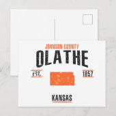 Olathe Postkarte (Vorne/Hinten)