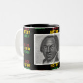 OLAUDAH EQUIANO der wirkliche | Black History Mont Zweifarbige Tasse (Vorderseite Links)