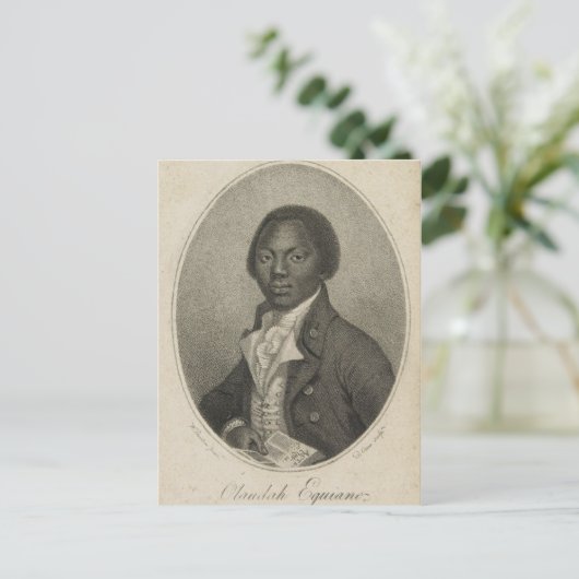 Olaudah Equiano Postkarte (Stehend Vorderseite)