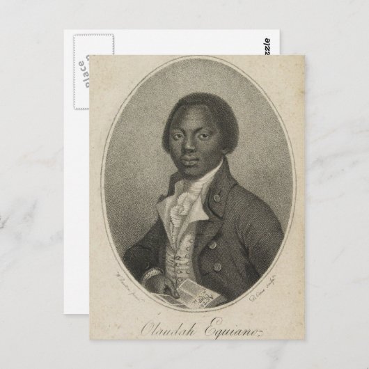 Olaudah Equiano Postkarte (Vorne/Hinten)