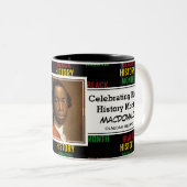 OLAUDAH EQUIANO Unbekannter Mann | Monat der Schwa Zweifarbige Tasse (VorderseiteRechts)