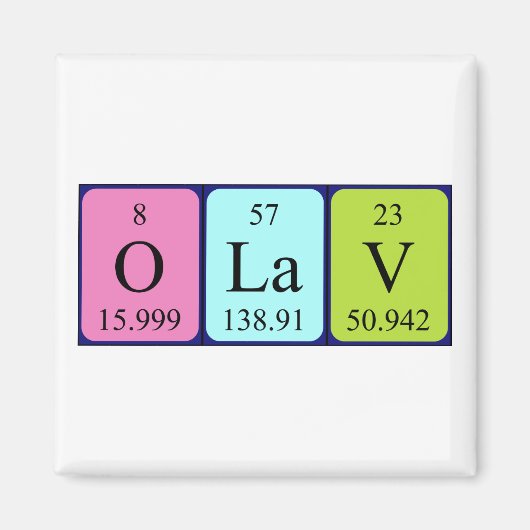 Olav Periodenmagnet Magnet (Vorne)