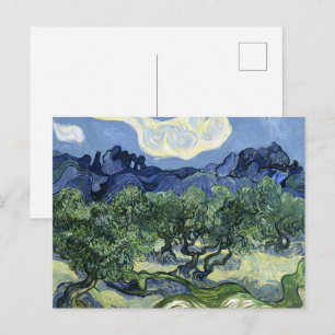 Ölbäume von Van Gogh - Blue Mountain Art Postkarte