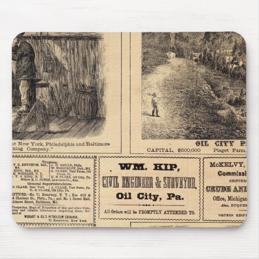 Ölbetriebe Mousepad (Vorne)