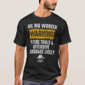 Ölbohrarbeiter-Flying-Tools USA - American Gas Oil T-Shirt (Vorderseite)