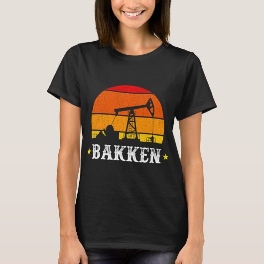 Ölbohrbohrplattform mit Backenbohrturm Premium T-Shirt (Vorderseite)