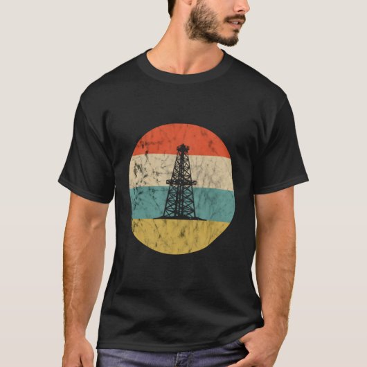 Ölbohrer für Ölbohrinseln T-Shirt (Vorderseite)