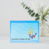 Ölbohrer Postkarte (Stehend Vorderseite)