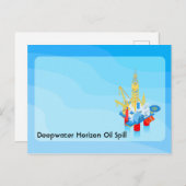 Ölbohrer Postkarte (Vorne/Hinten)