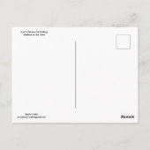 Ölbohrinsel im Golf von Mexiko Postkarte (Rückseite)