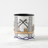 Ölbohrinsel Tasse (Zentrum)