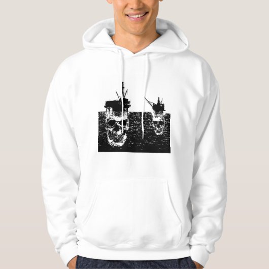 ÖLBOHRINSELN HOODIE (Vorderseite)