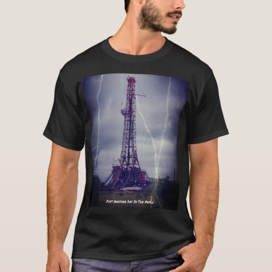 Ölbohrturm T-Shirt (Vorderseite)