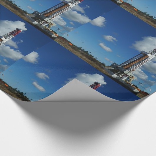 Ölbohrturmbohrer Druckgeschenkpapier LG Geschenkpapier (Ecke)