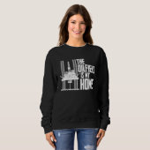 Ölbohrung Zuhause Fracker Fracking Ölfeld Sweatshirt (Vorne ganz)
