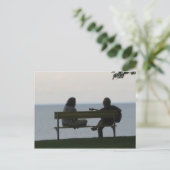 Olcott Beach, NY Postkarte (Stehend Vorderseite)