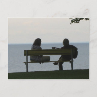 Olcott Beach, NY Postkarte