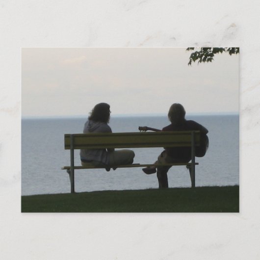 Olcott Beach, NY Postkarte (Vorderseite)