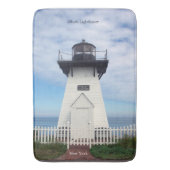 Olcott Lighthouse bathmat Badematte (Vorderseite Vertikal)