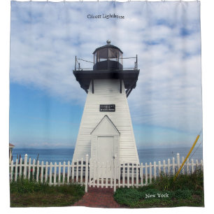 Olcott Lighthouse Duschvorhang