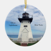 Olcott Lighthouse Keramik Ornament (Vorne)