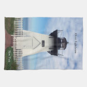 Olcott Lighthouse Küchentücher (Horizontal)