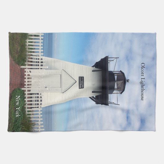 Olcott Lighthouse Küchentücher (Horizontal)