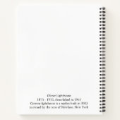 Olcott Lighthouse Notebook Notizblock (Rückseite)