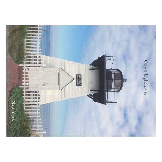 Olcott Lighthouse Tablecloth Tischdecke (Vorderseite (Horizontal))
