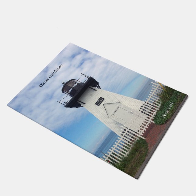 Olcott Lighthouse Türmatte (Schrägansicht)