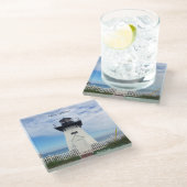 Olcott Lighthouse Untersetzer (Schrägansicht)