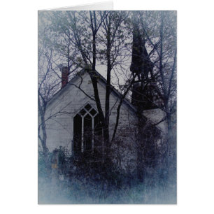 Old Abandoned Church All Occasions Greeting Card