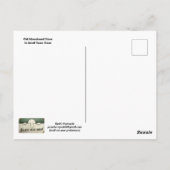 Old Abandoned Store Postcard Postkarte (Rückseite)