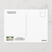 Old Abandoned Store Postcard Postkarte (Rückseite)