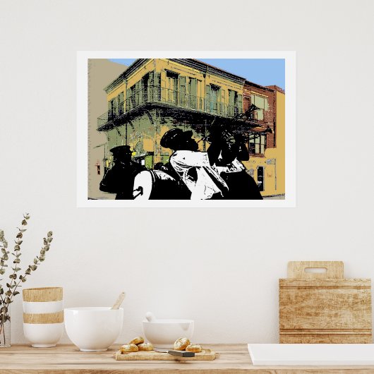Old Absinth House Brass Band Poster (Küche)