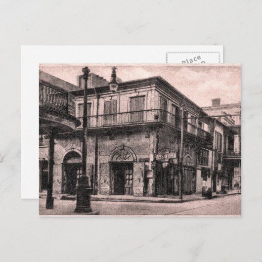 Old Absinth House New Orleans Postkarte (Vorne/Hinten)